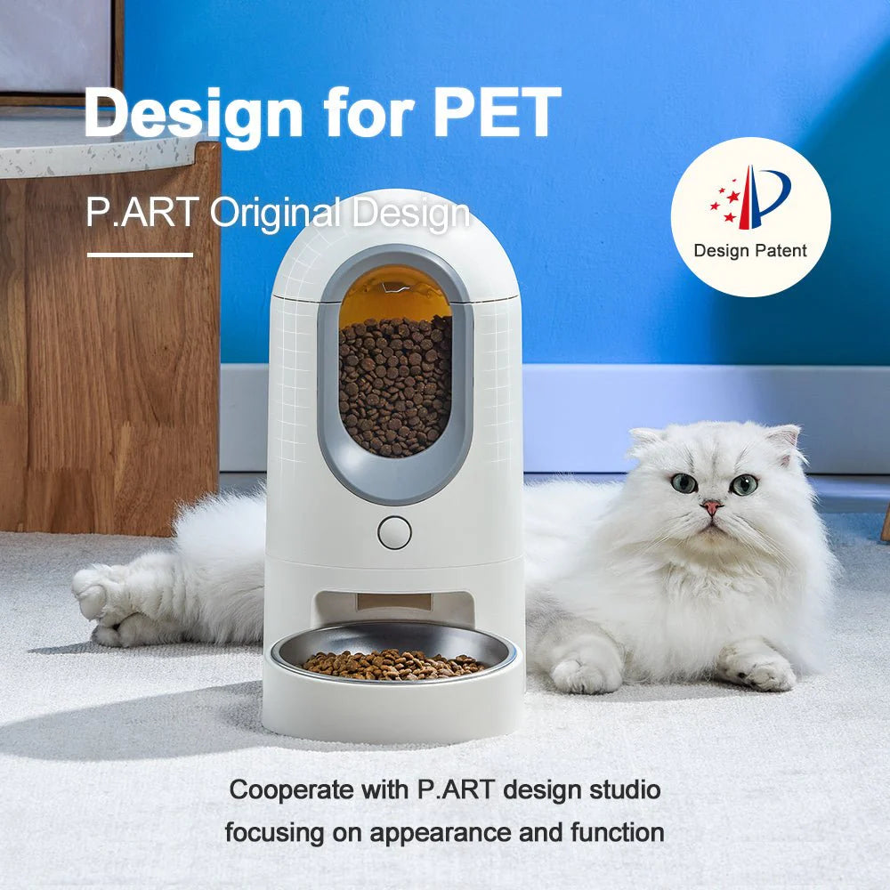 Automatic Cat Feeder Timed Cat Food Dispenser Wifi with APP Control 