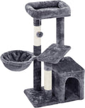 34" Indoor Cat Tower, Multi-Level Cat Condo with Extra Scratch Boards and Sisal Posts as Kitty Activity Center Pet Stand Tree