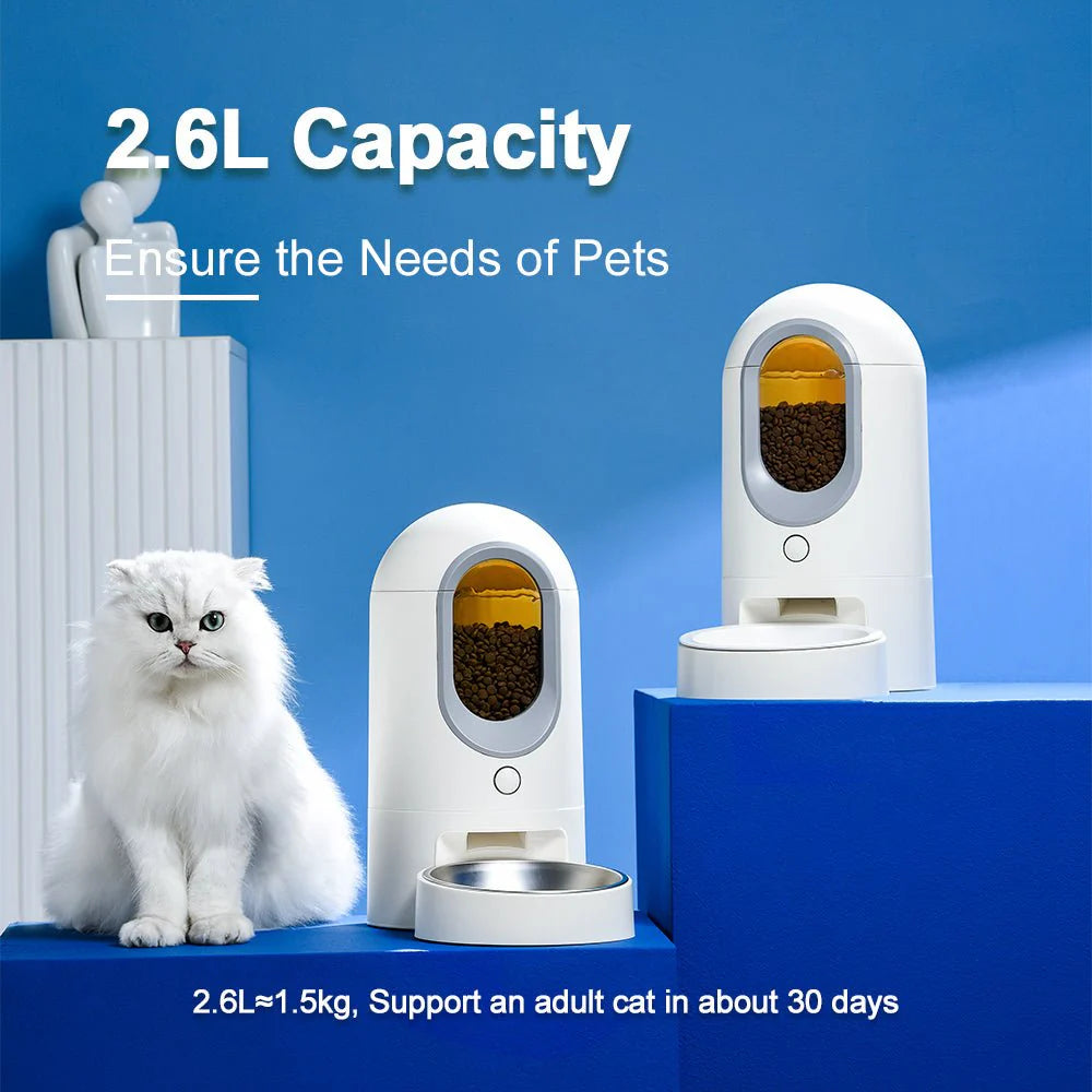 Automatic Cat Feeder Timed Cat Food Dispenser Wifi with APP Control 