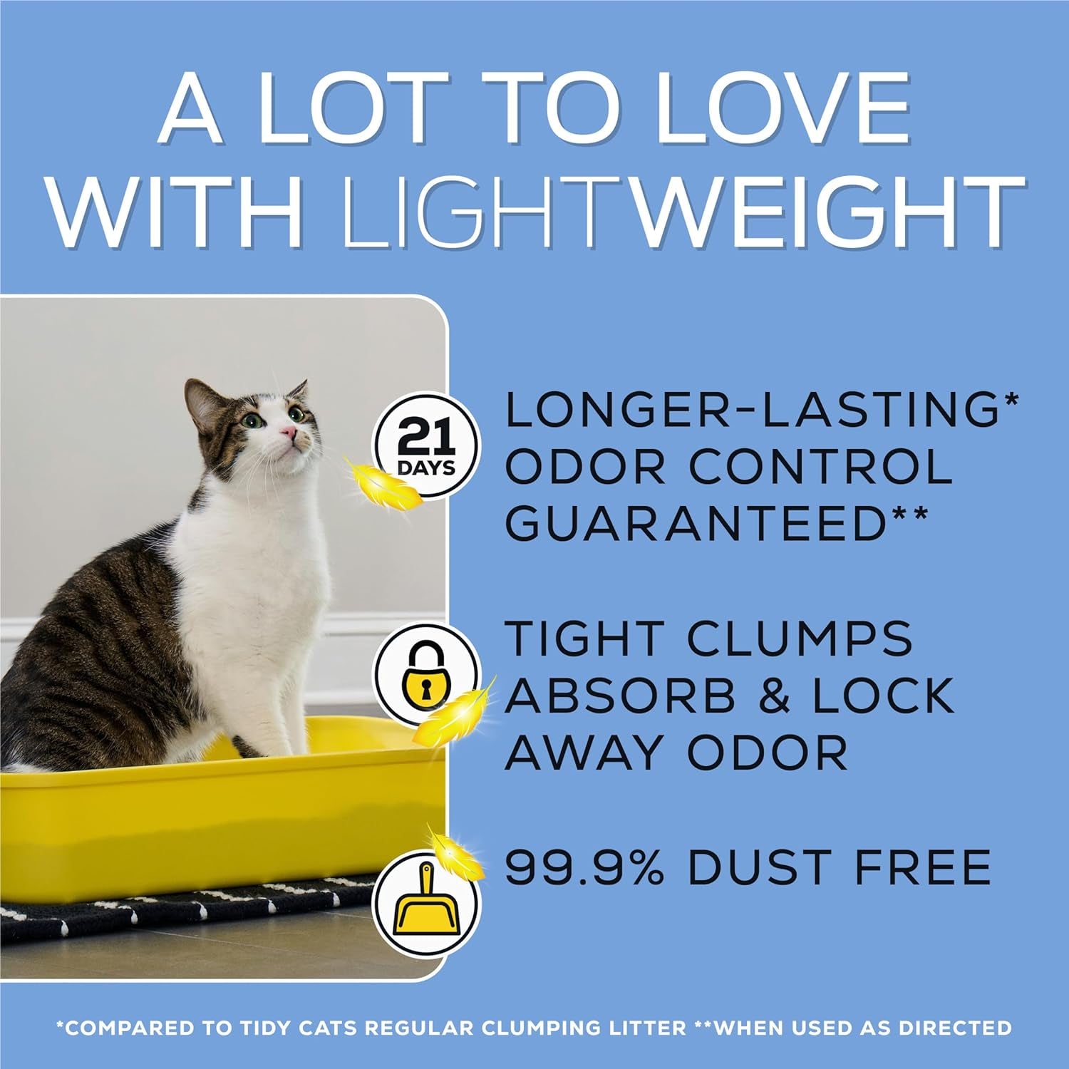 Purina Lightweight 4-In-1 Strength Multi-Cat, Odour Control, Clumping, 99.9 Percent Dust Free Cat Litter - 17 Lb. Box
